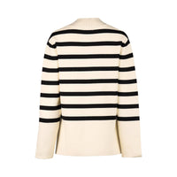Relaxed Sweater - Off White/Black