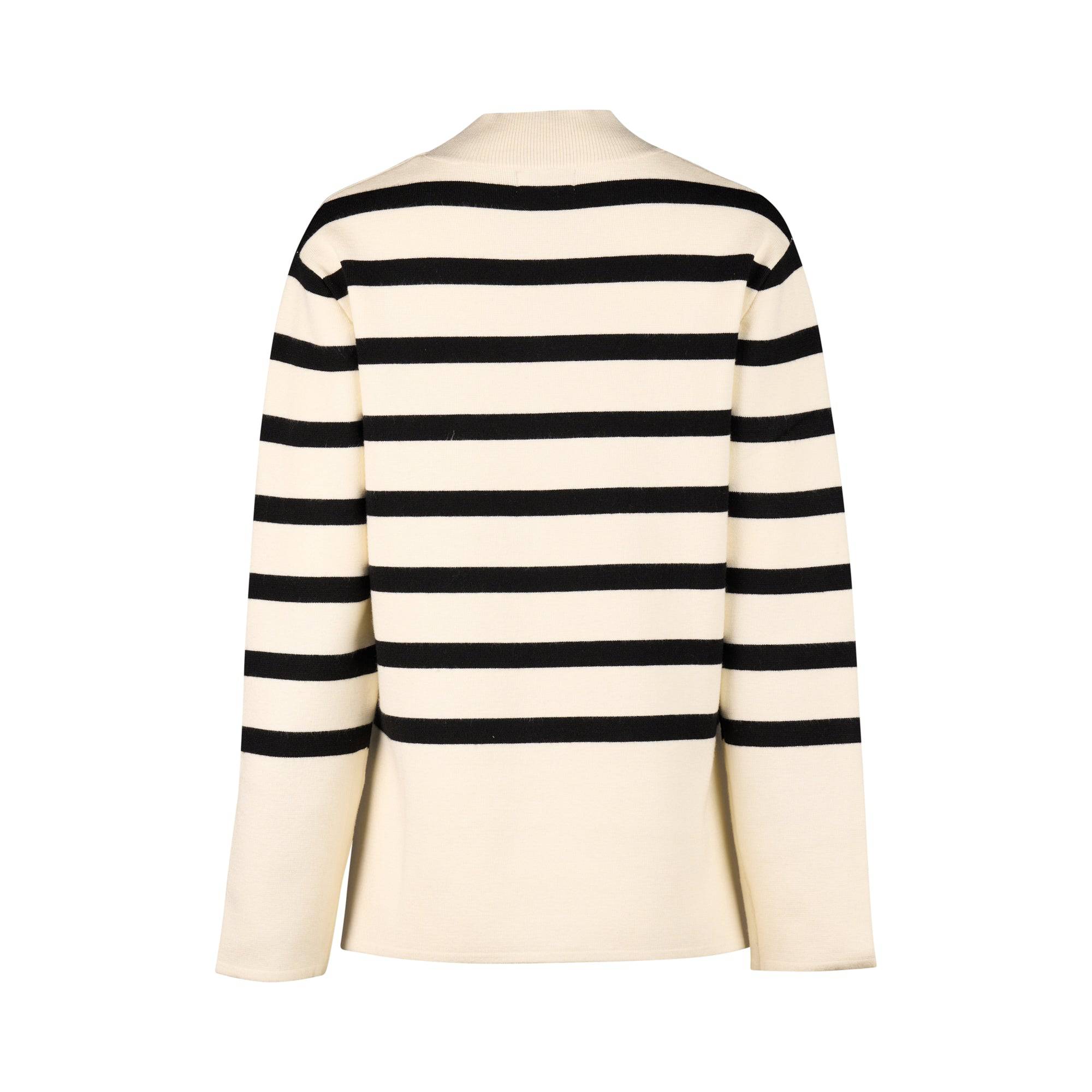 Relaxed Sweater - Off White/Black