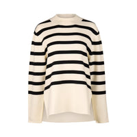 Relaxed Sweater - Off White/Black