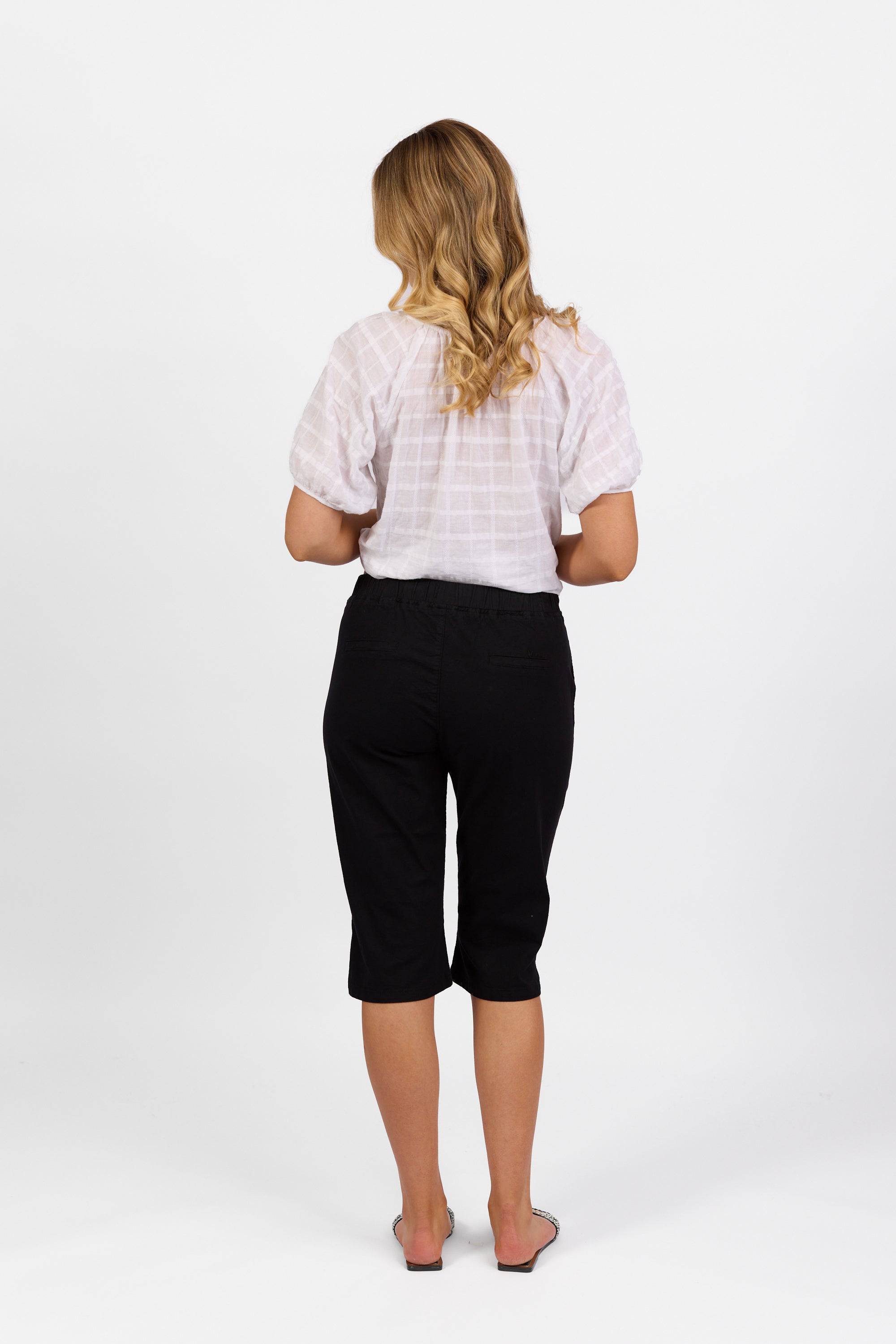 3/4 Pull On - Black