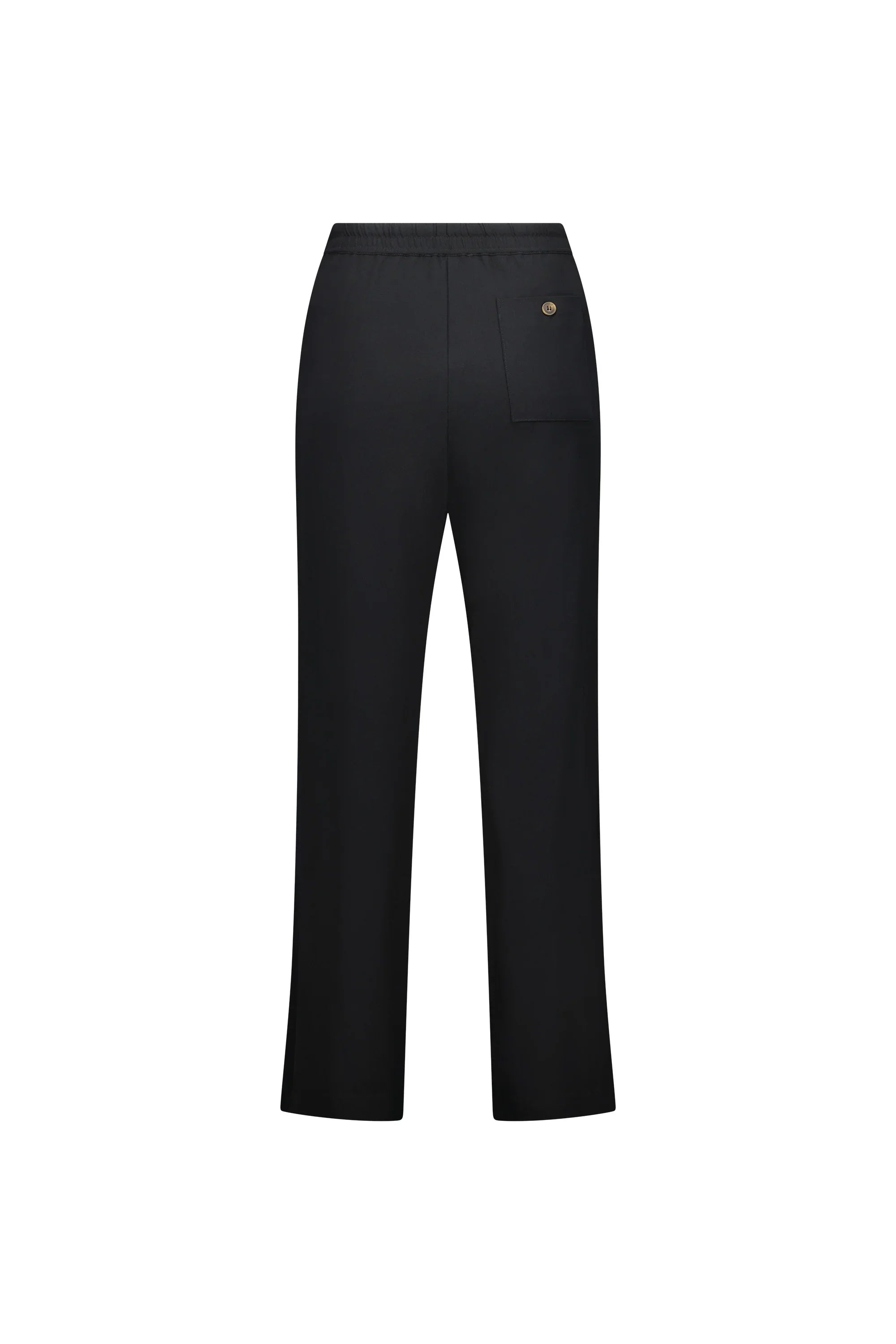 KNEWE Label women's K7060 Bowie Pant Black in Ink - close-up fabric detail