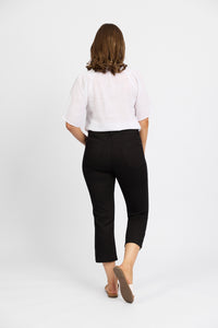 Ryder Crop Pant - Black Denim | Macjays