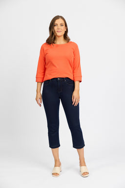Ryder Crop Pant - Indigo Denim | Macjays