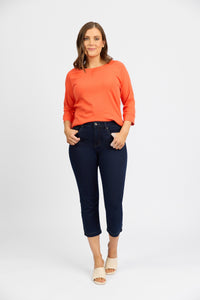 Ryder Crop Pant - Indigo Denim | Macjays