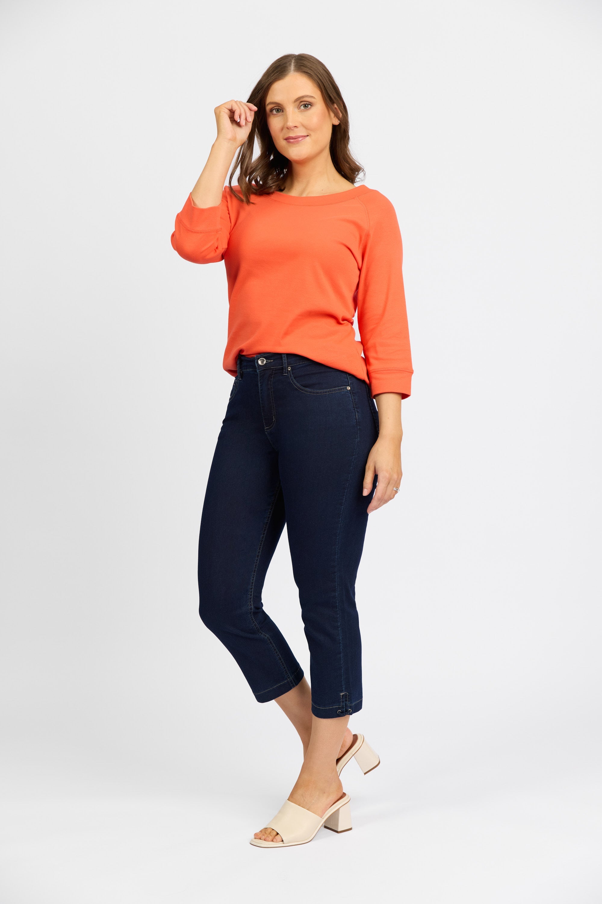 Ryder Crop Pant - Indigo Denim | Macjays