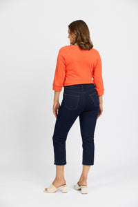 Ryder Crop Pant - Indigo Denim | Macjays