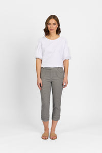 Mercy Crop in Faille - Gingham | Macjays