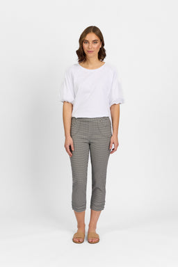 Mercy Crop in Faille - Gingham | Macjays