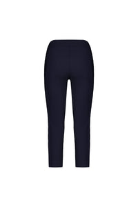 Roam Crop in Faille - Navy | Macjays