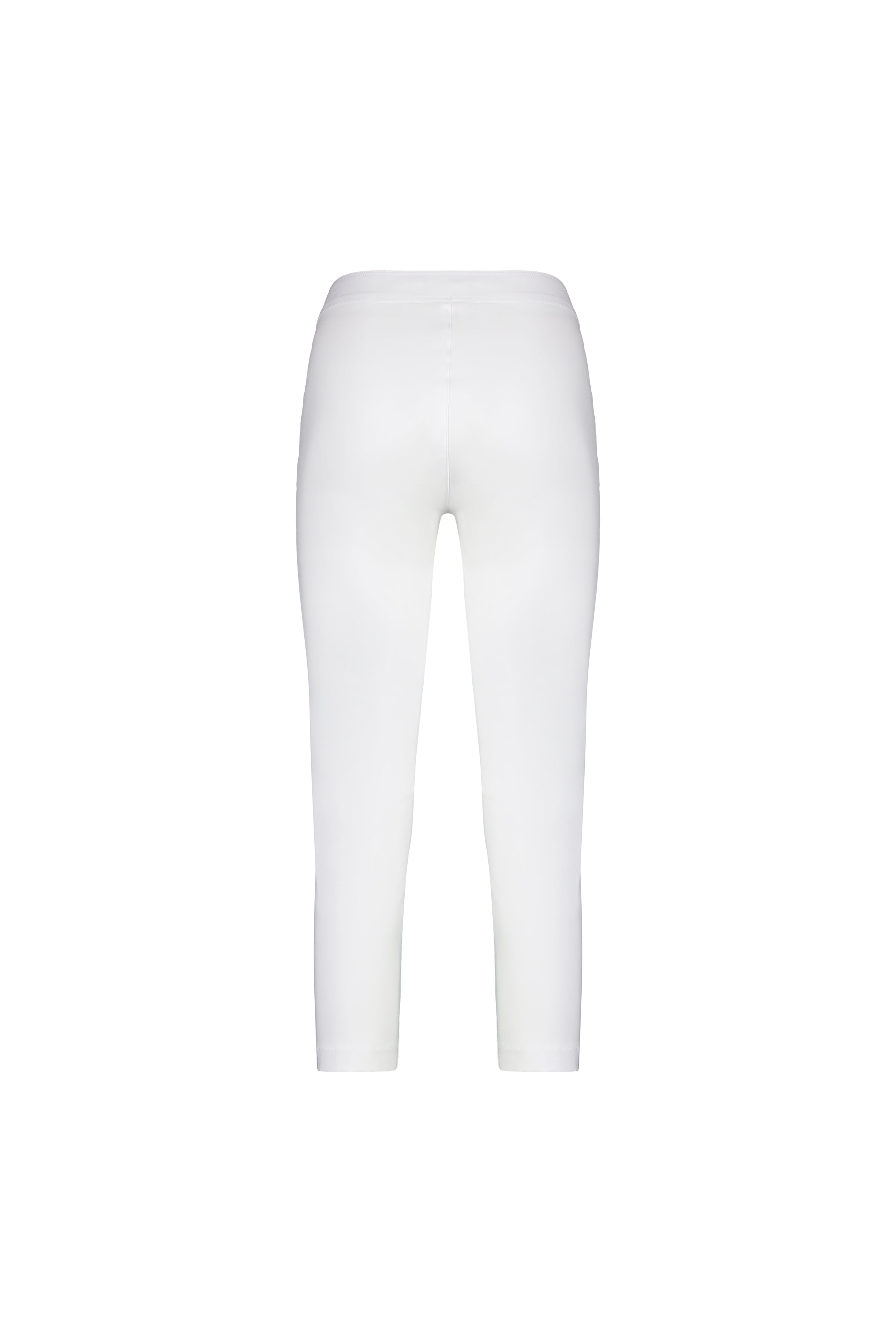 Roam Crop in Faille - White | Macjays