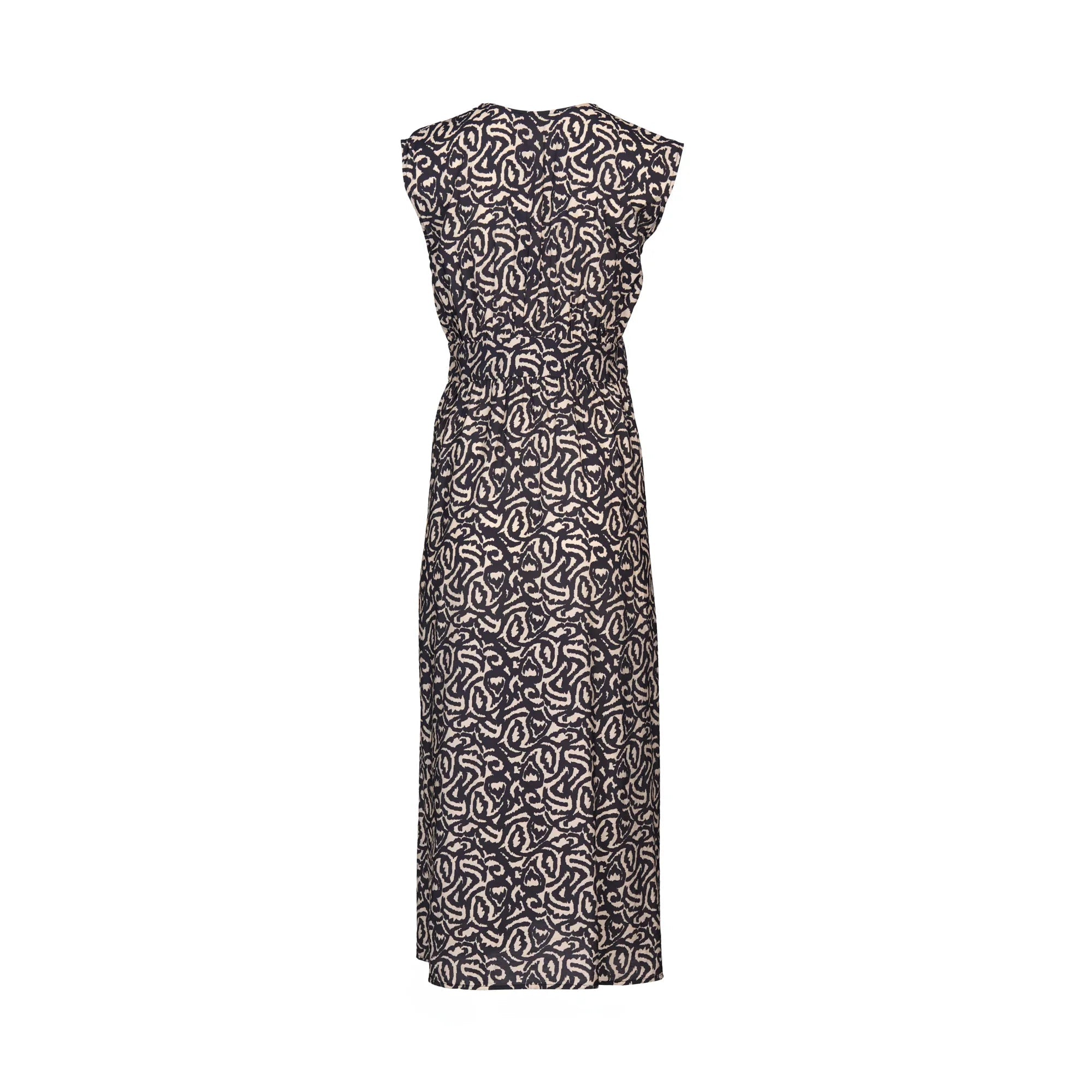 KNEWE Label women's K1051P Global Dress in Soul - close-up fabric detail