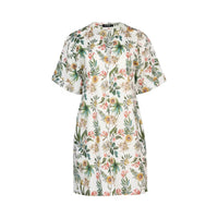 KNEWE Label women's K1066P Edit Dress in Wild - close-up fabric detail