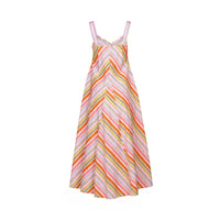KNEWE Label women's K1067 Gala Dress in Bonbon - close-up fabric detail