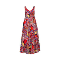 KNEWE Label women's K1067P Gala Dress in Cleopatra - close-up fabric detail