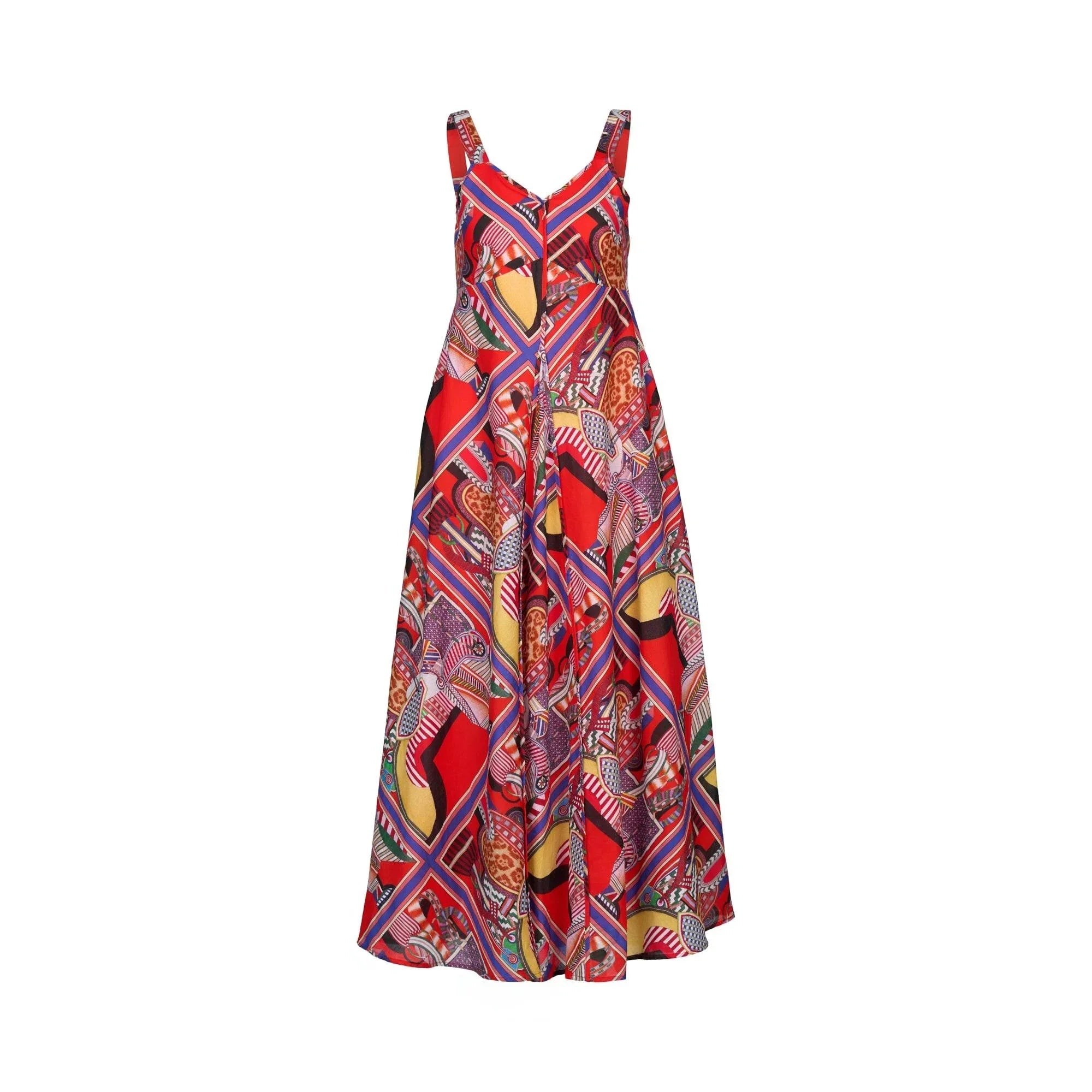 KNEWE Label women's K1067P Gala Dress in Cleopatra - close-up fabric detail
