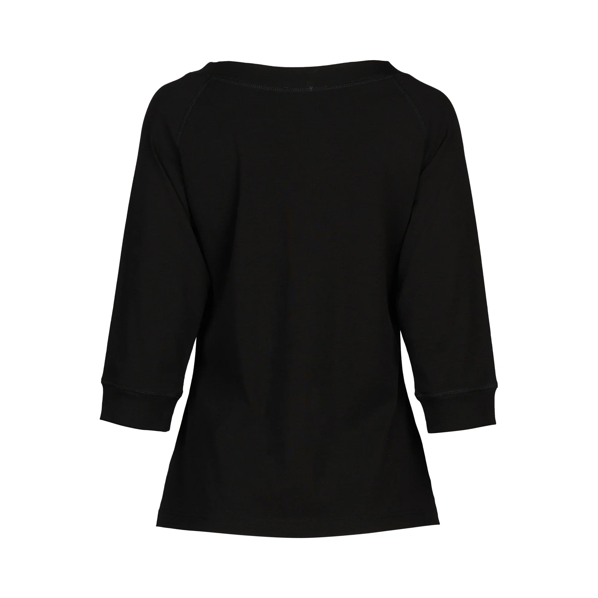 KNEWE Label women's K3051 Status Tee in Black - close-up fabric detail