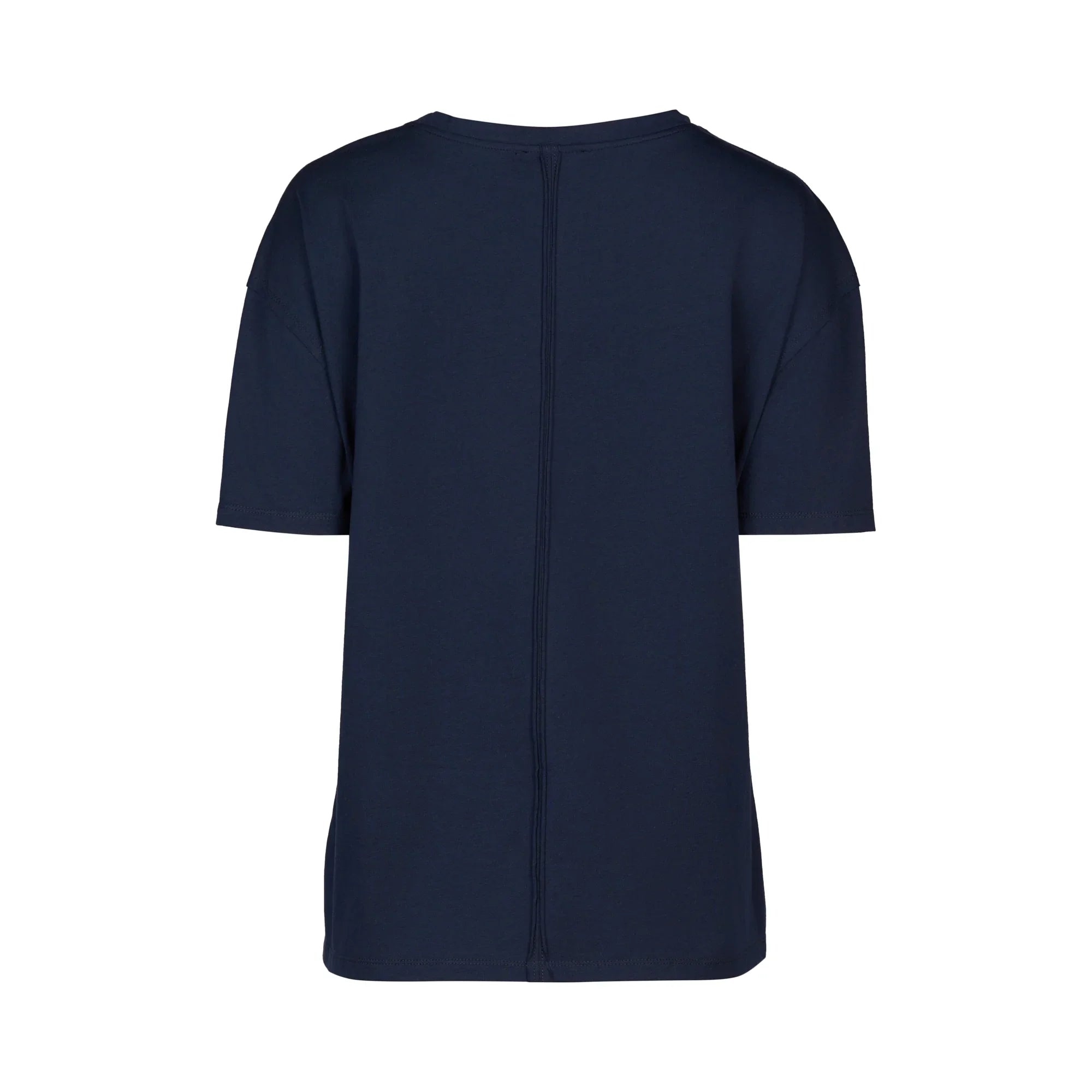 KNEWE Label women's K3063 Ultra Tee in Ink - close-up fabric detail