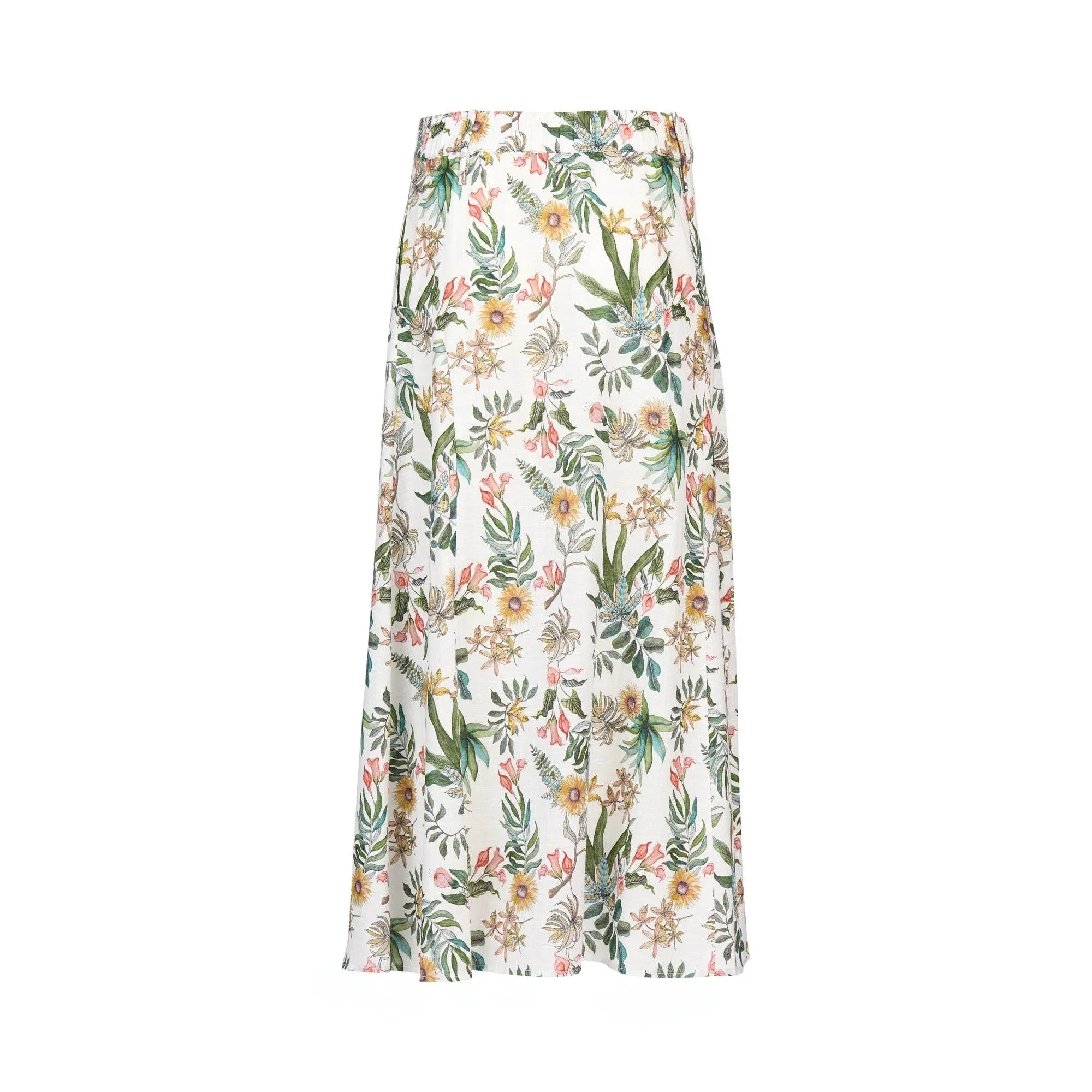 KNEWE Label women's K4040P Tempo Skirt in Wild - close-up fabric detail