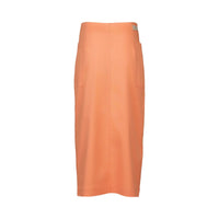 KNEWE Label women's K4041 Bay Skirt in Apricot - close-up fabric detail