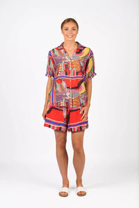 KNEWE Label women's K5079 Infinity Shirt in Cleopatra - close-up fabric detail
