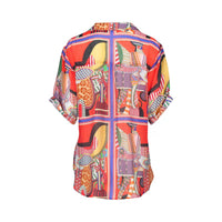 KNEWE Label women's K5079 Infinity Shirt in Cleopatra - close-up fabric detail