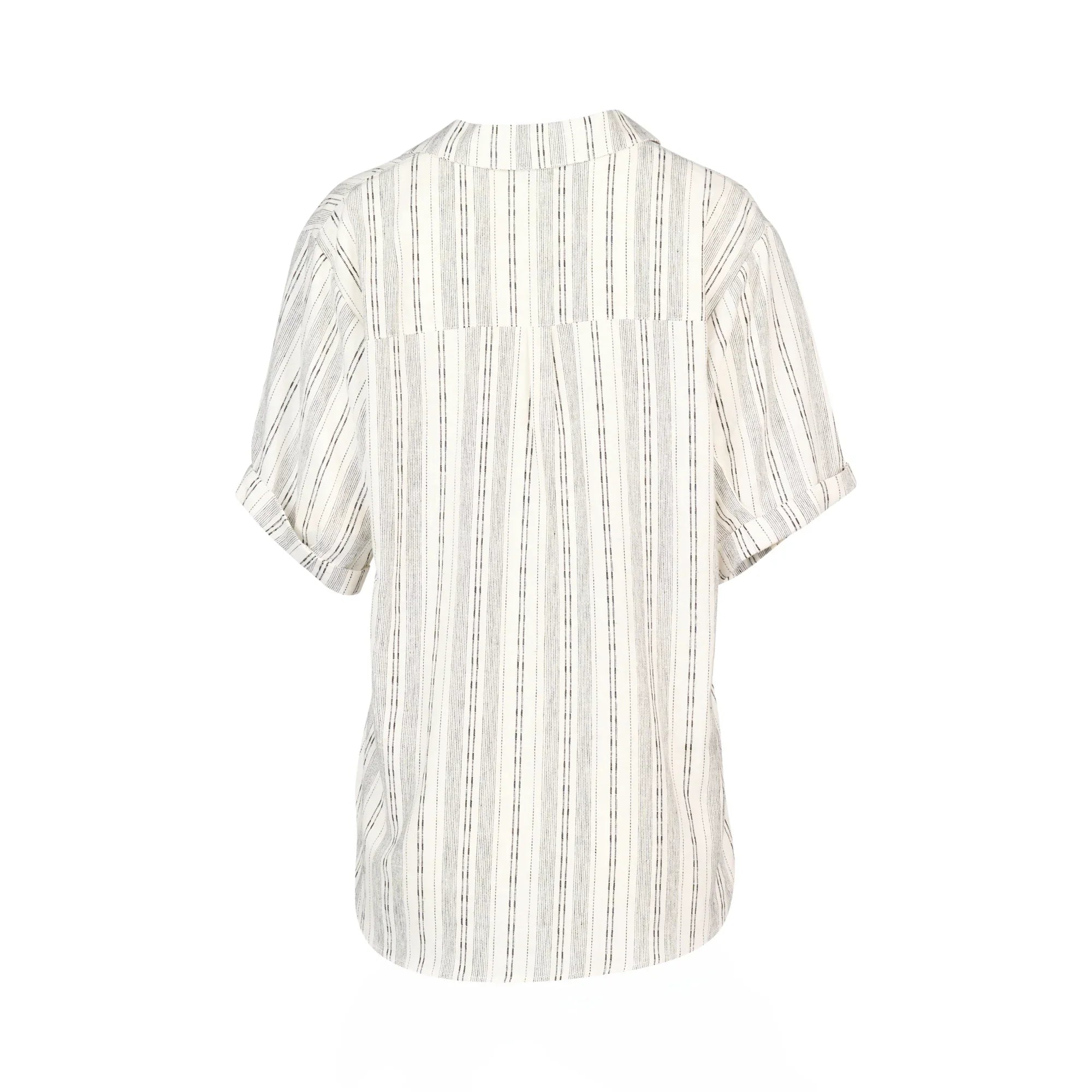 KNEWE Label women's K5079 Infinity Shirt in Stripe - close-up fabric detail
