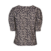 KNEWE Label women's K5082 Fizz Top in Soul - close-up fabric detail