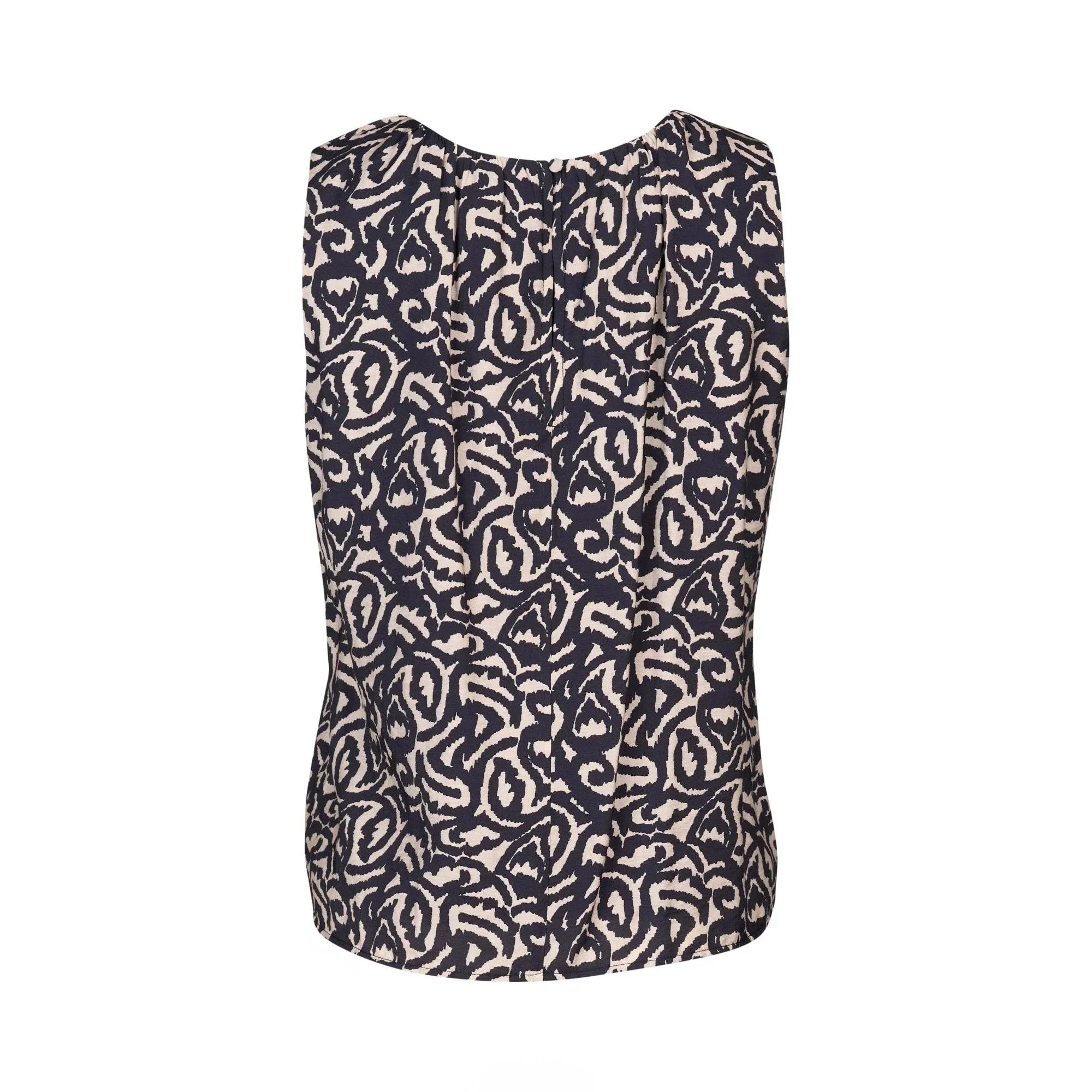 KNEWE Label women's K5098 Elle Top in Soul - close-up fabric detail
