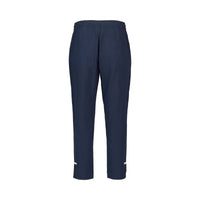 KNEWE Label women's K7076 Checker Pant Ink in White - close-up fabric detail