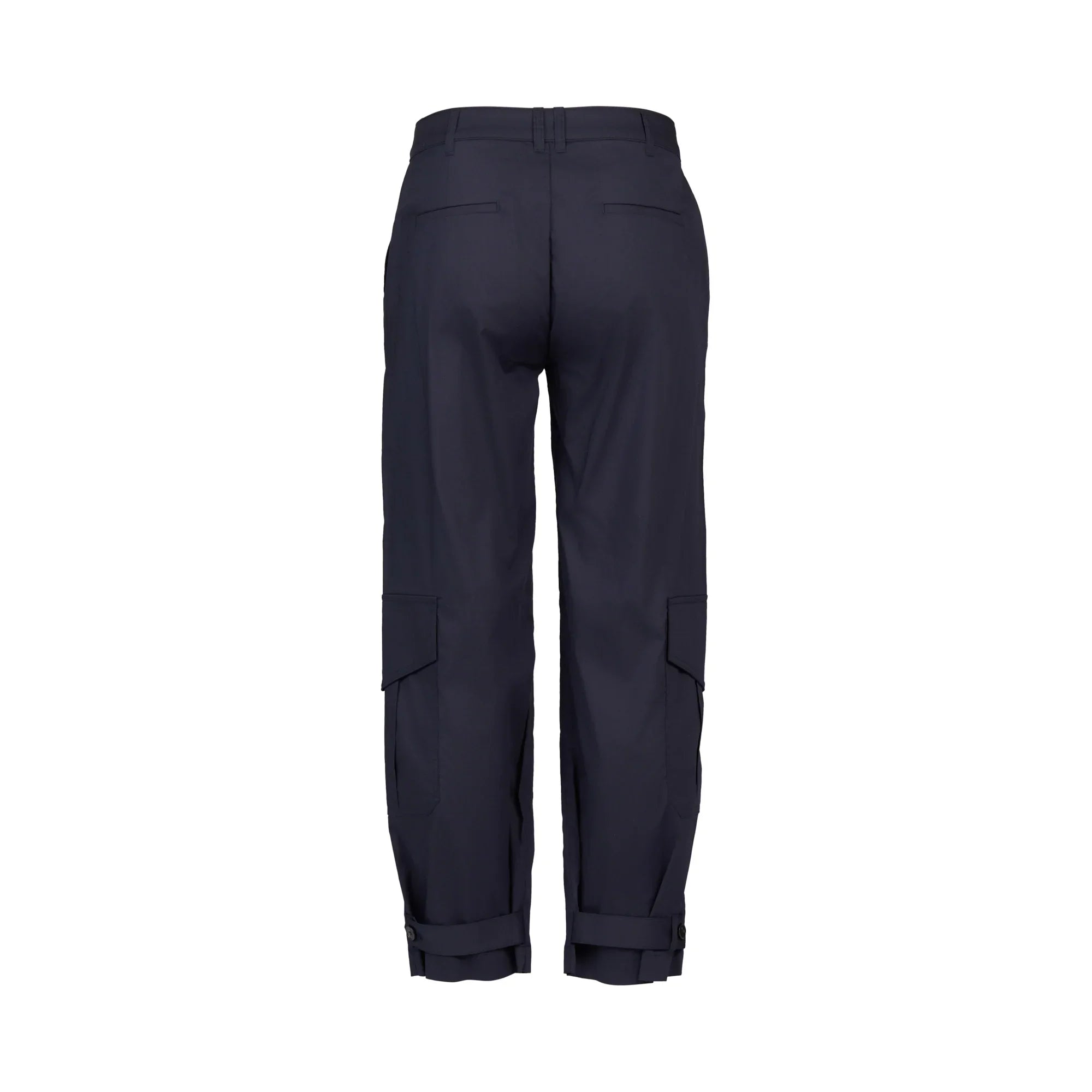 KNEWE Label women's K7107 Series Pant in Ink - close-up fabric detail