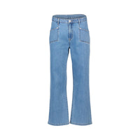 KNEWE Label women's K7109 Marlow Jean in Malibu - close-up fabric detail