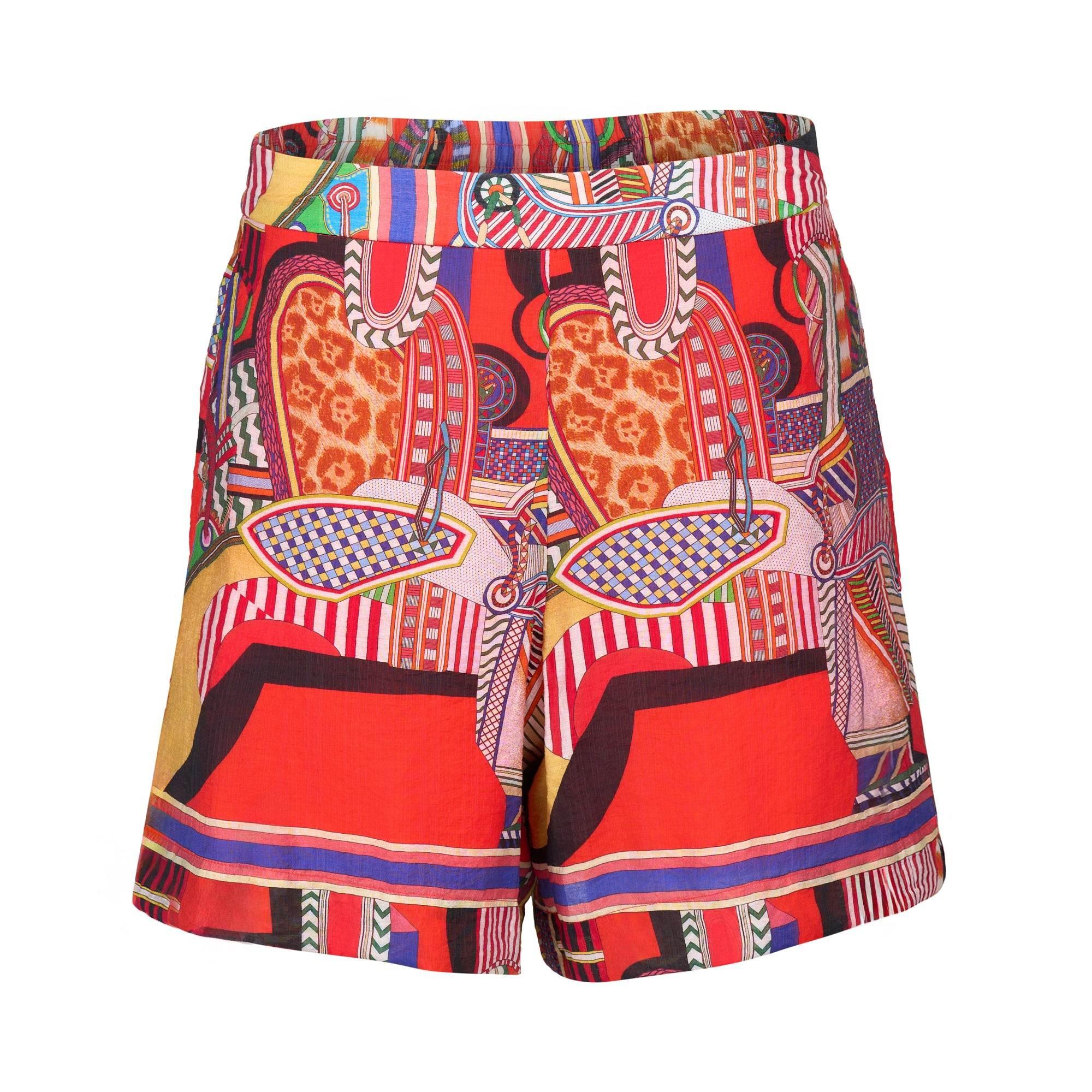KNEWE Label women's K8013 Zephyr Short in Cleopatra - close-up fabric detail