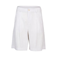 KNEWE Label women's K8015 Flynn Short in White - close-up fabric detail