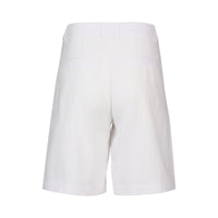 KNEWE Label women's K8015 Flynn Short in White - close-up fabric detail
