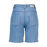 KNEWE Label women's K8016 Spin Short in Malibu - close-up fabric detail