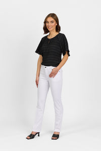 Swish Jean - White Denim | Macjays