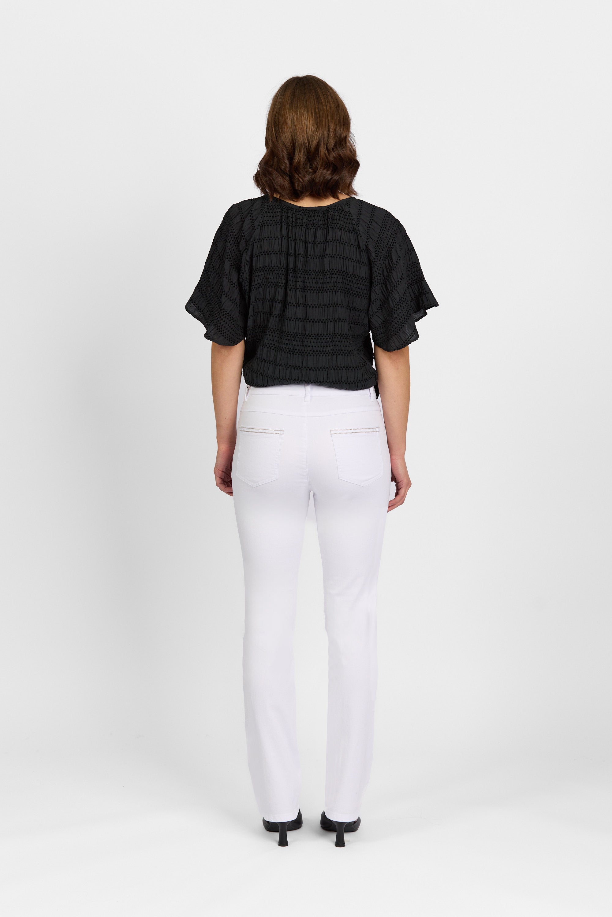 Swish Jean - White Denim | Macjays