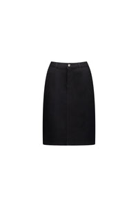 Georgia Skirt - Black Denim | Macjays