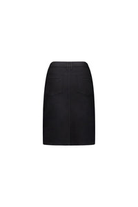 Georgia Skirt - Black Denim | Macjays