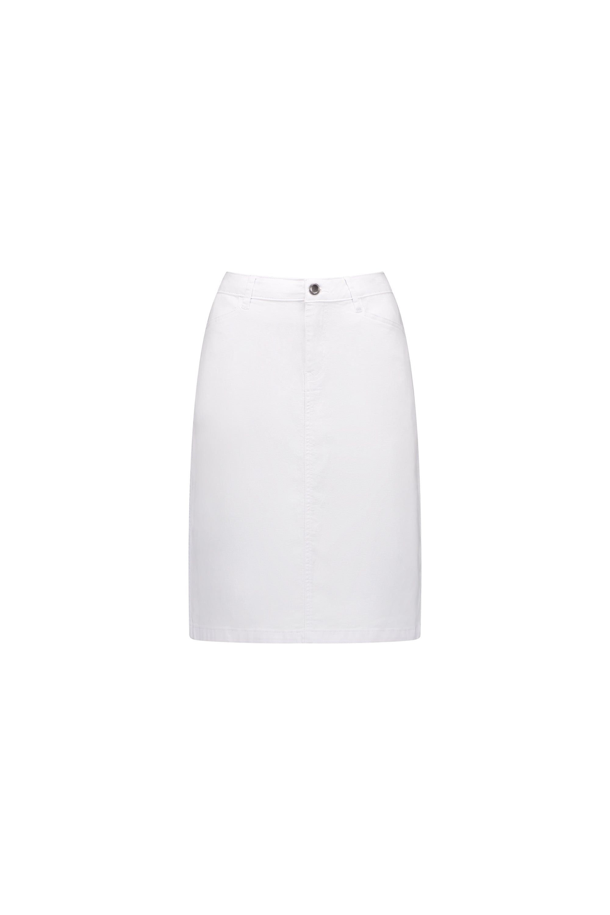 Georgia Skirt - White Denim | Macjays