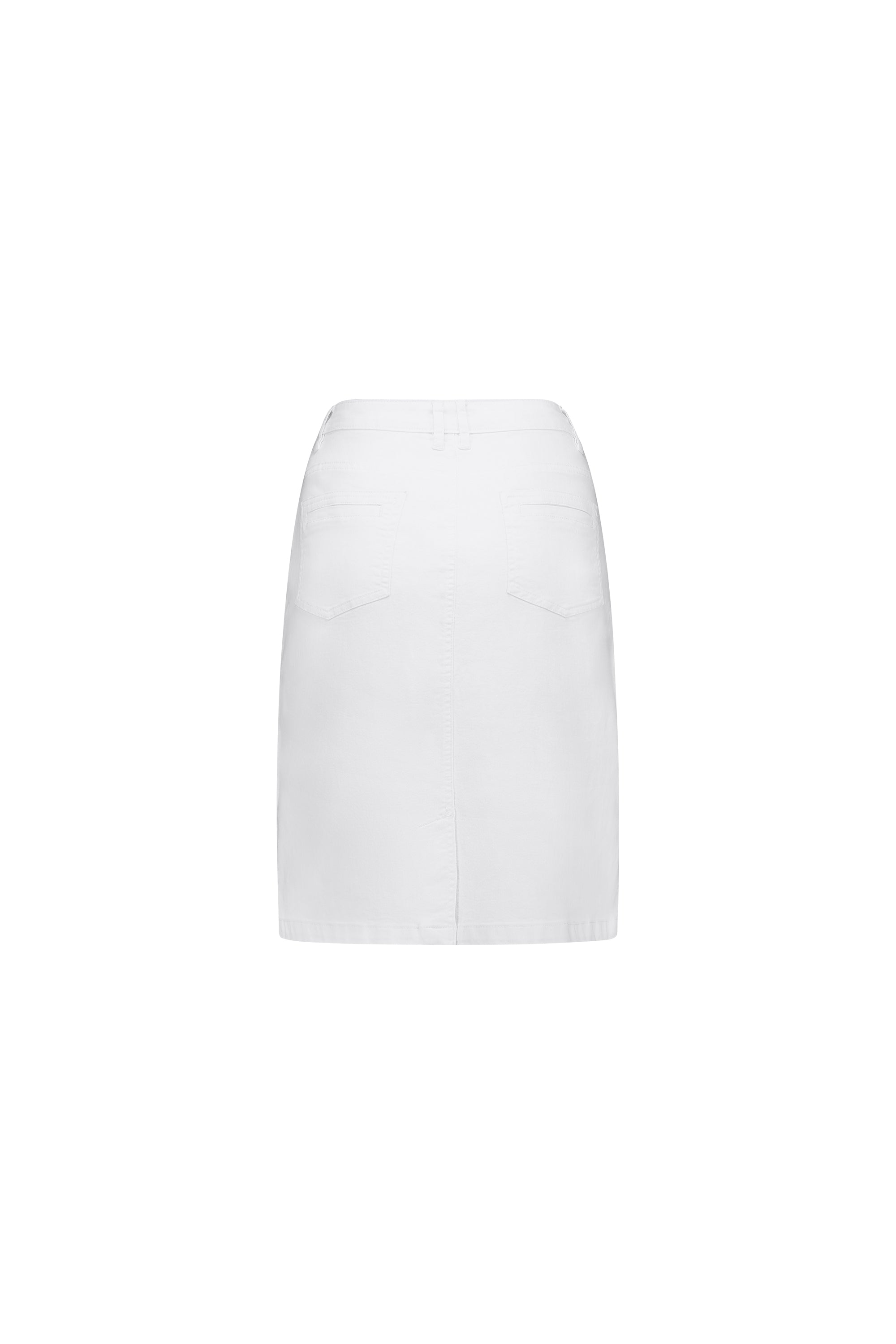 Georgia Skirt - White Denim | Macjays
