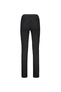 California - Stretch Denim Pull-On Jeans - Black Denim | Macjays