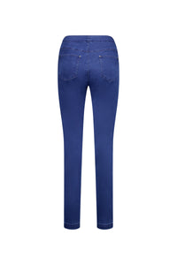 California - Stretch Denim Pull-On Jeans - Blue Wash Denim | Macjays