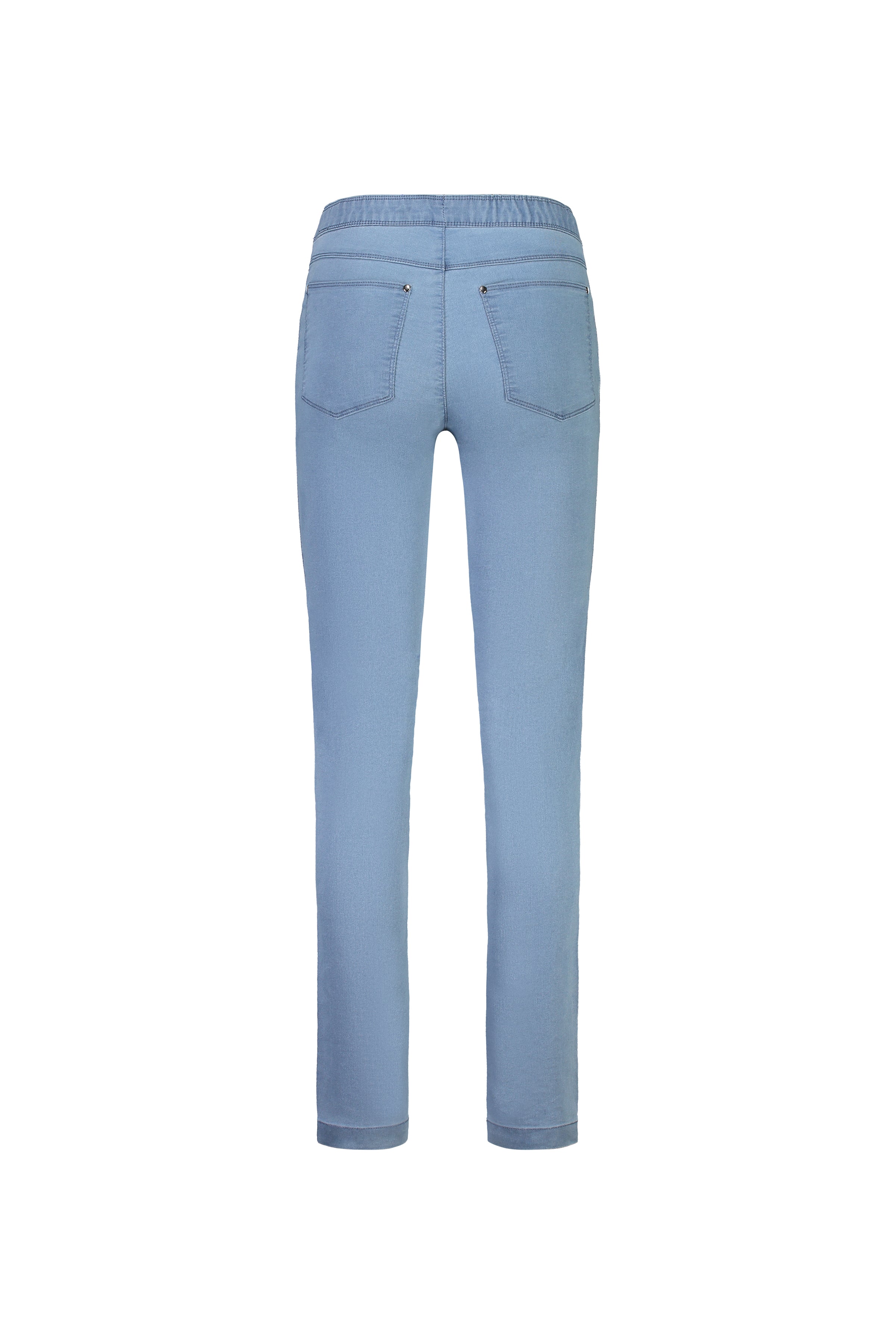 California - Stretch Denim Pull-On Jeans - Chambray Denim | Macjays