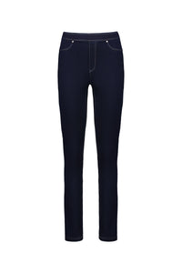 California - Stretch Denim Pull-On Jeans - Indigo Denim | Macjays