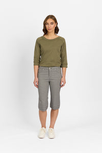 Snap Short in Faille - Gingham | Macjays