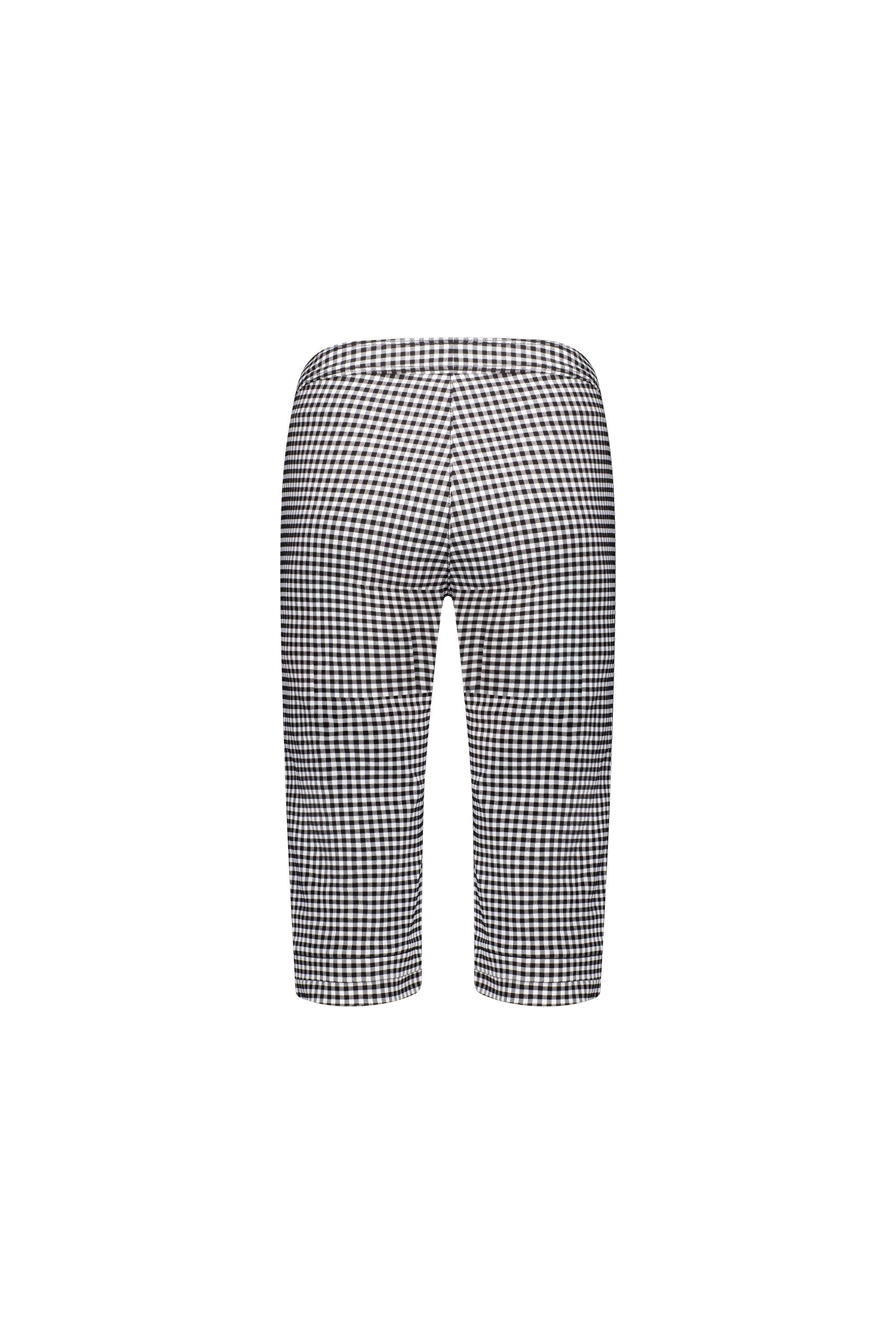 Snap Short in Faille - Gingham | Macjays