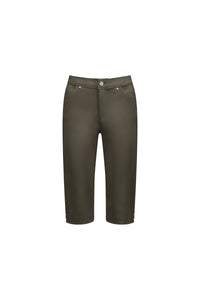 Snap Short in Faille - Khaki | Macjays