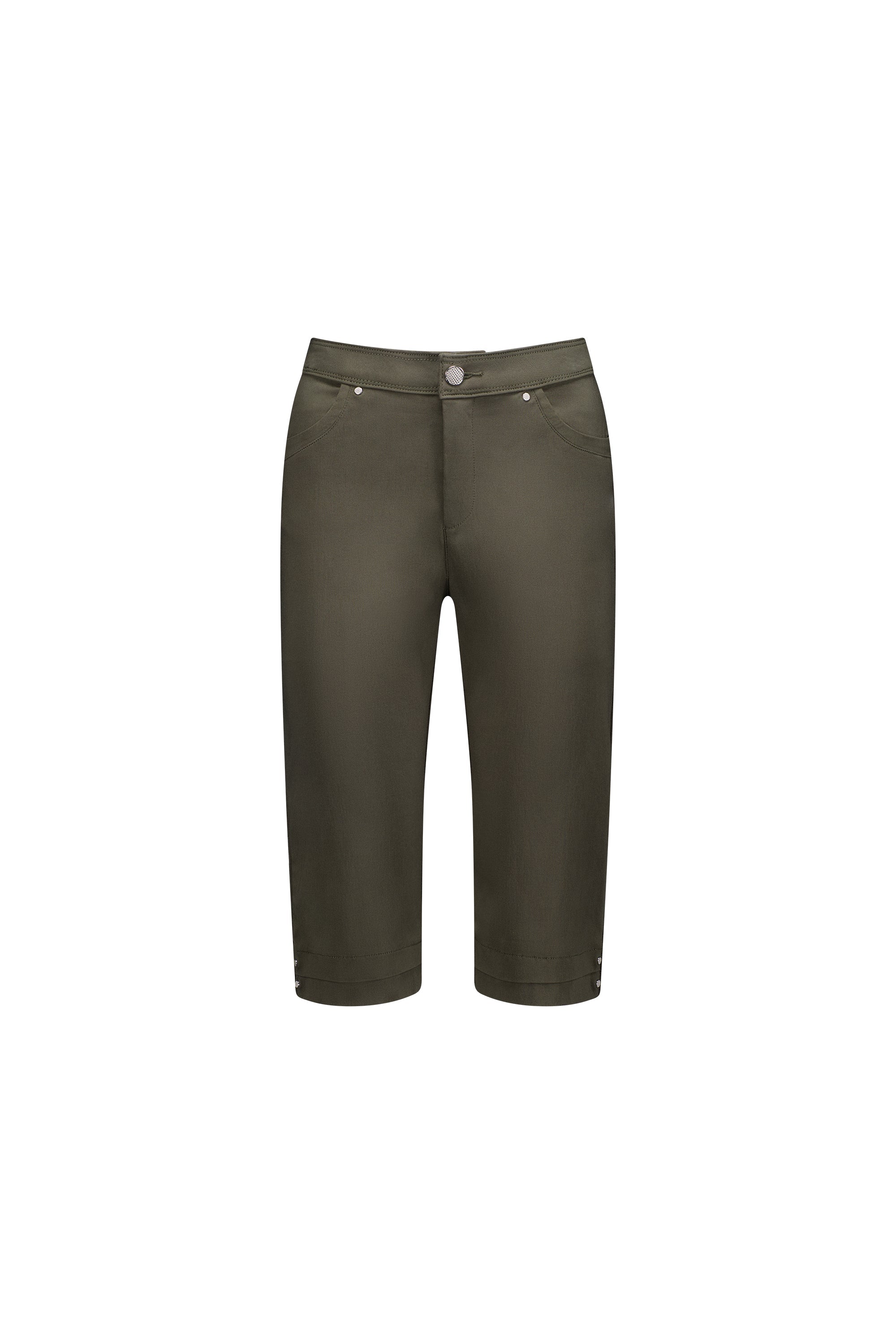 Snap Short in Faille - Khaki | Macjays