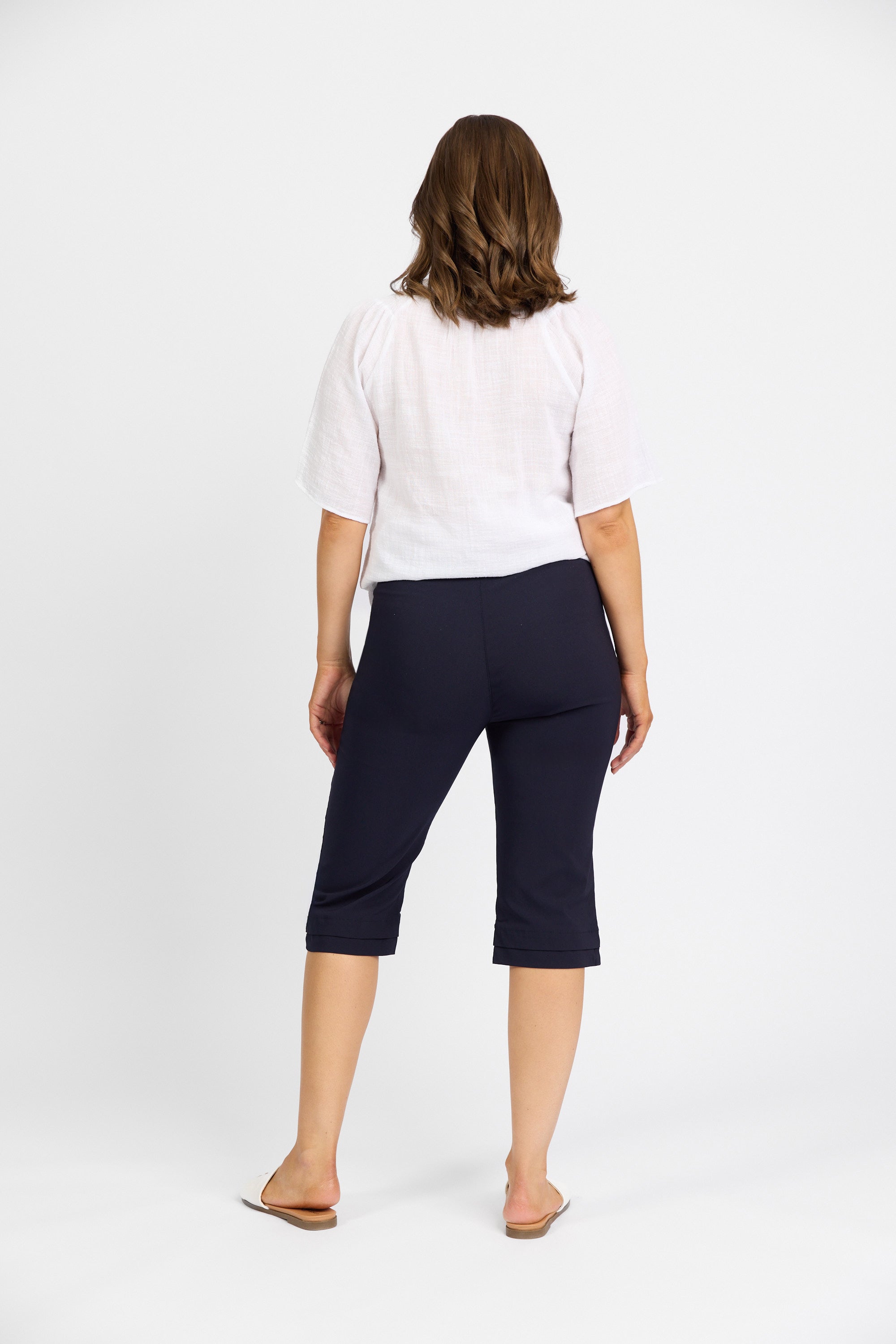 Snap Short in Faille - Navy | Macjays